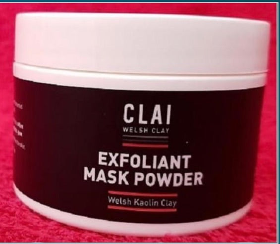 Welsh Clay Exfoliant mask powder 100gm