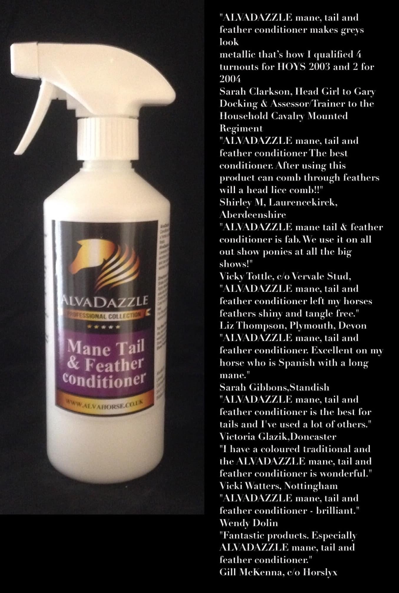 Alvadazzle Mane, tail and feather Conditioner